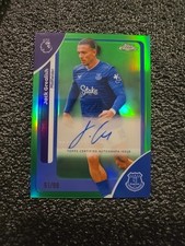 Topps Chrome Premier League Jack Grelish 61/99 Autograph Everton