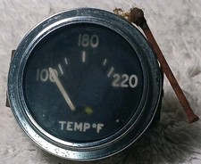 Vintage Temperature Indicator Gauge ,made In USA Collectors