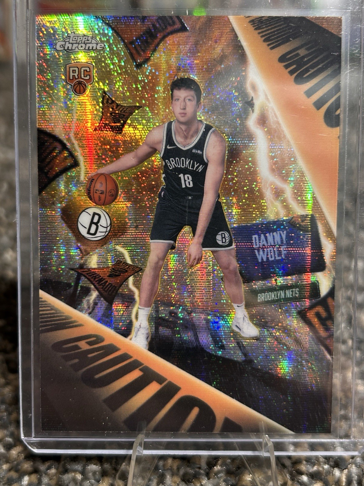 2025-2026 Topps Chrome Danny Wolf Rookie Advisory SP Case Hit 🔥