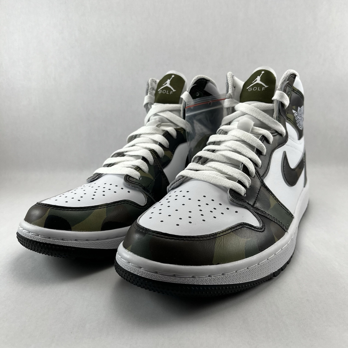 Nike Air Jordan 1 High Golf Camo White Black Green Mens Size Nike Air Jordan 1 High Golf Camo White Black Green Mens Size
