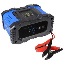 Mighty Max 12V/24V 10 Amp Smart Charger for Lithium, AGM/SLA, GEL, WET Batteries