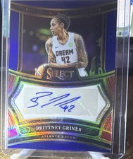 Panini 2025 Select WNBA Brittney Griner SG-BG Prizm Auto /49 Atlanta Dream