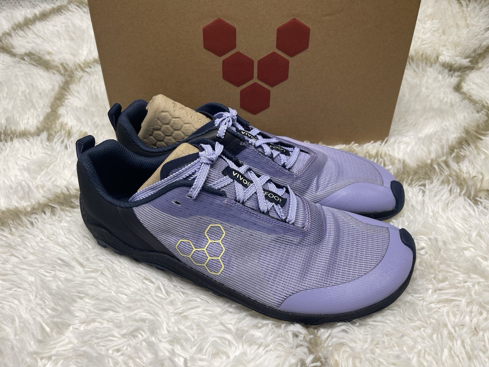 🧡NIB*Vivobarefoot Primus Trail Flow Shoes Men's Size 11 Hiking Trail - Lavender