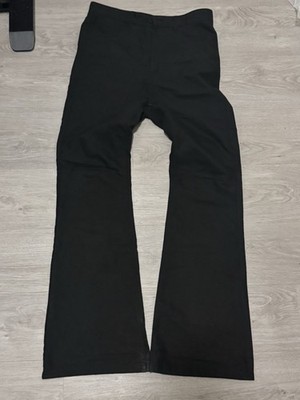 balenciaga lost tapes cotton dress pants flated trousers black