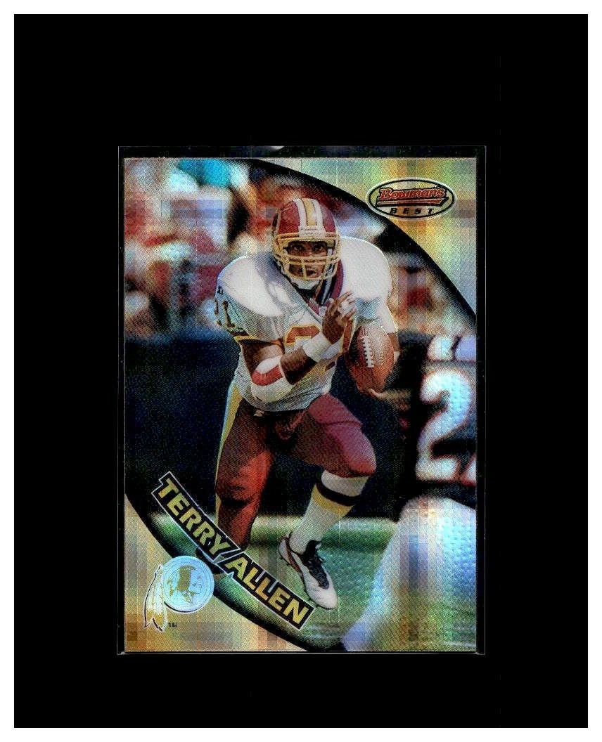1997 Bowman's Best - Terry Allen #9 Atomic Refractor