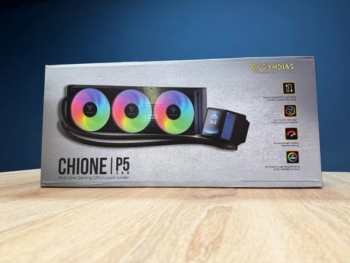 Gamdias CHIONE P5-360 360mm AIO mit IPS-LCD Display & 3x ARGB Lüftern