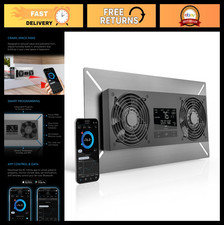 Crawlspace Ventilator Exhaust Fan, High-Performance Basement Air Circulator, T8