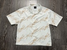 Mens Jordan Essentials Jumpman Flight Button Down Shirt Monogram Print Size S