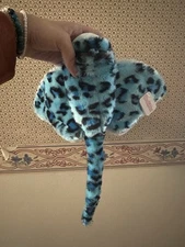 Dollibu Plush San Diego Blue And Black Sting Ray Stuffed Animal