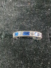 Sterling Silver And Stone Ring Size 6