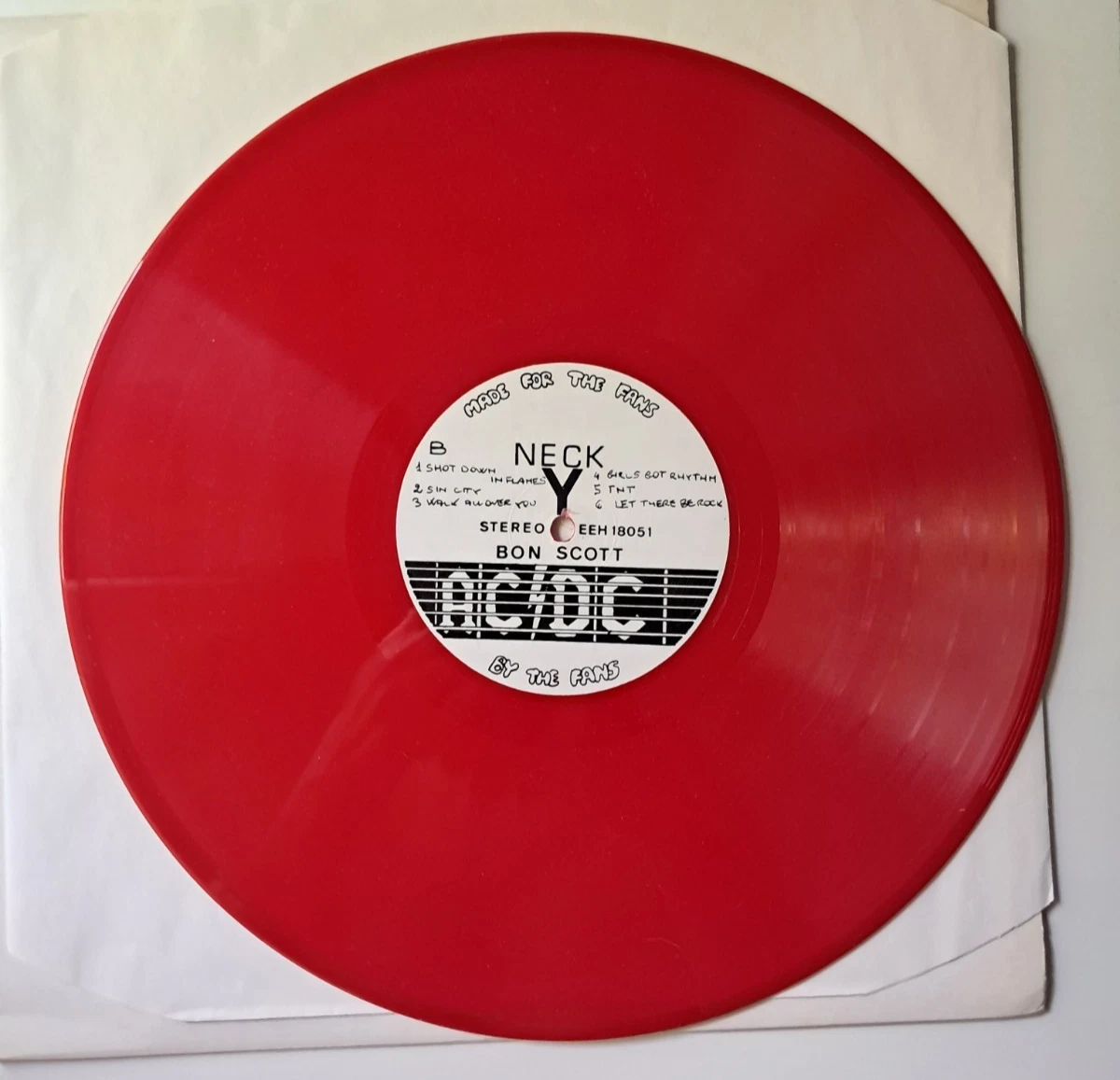 ACDC Live 79 red vinyl. AC/DC.