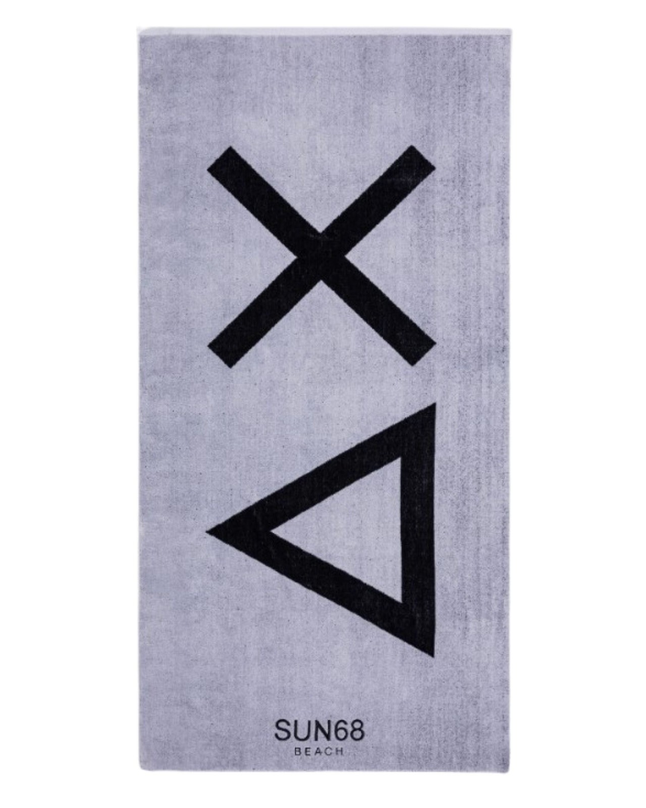 Telo Mare Sun68 34110 Макси с логотипом Унисекс Cotone Bianco 17990₽