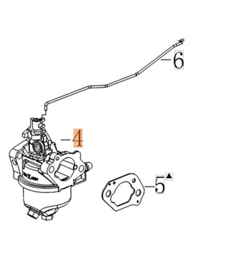 Vergaser Original Oleomac Motor K450 RasenmäHer G 44 Pk Komfort-image