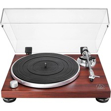 AudioTechnica ATLPW50BT Manual Belt Drive Turntable Brown