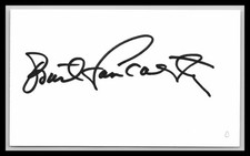 Burt Lancaster - Actor - 3x5 Card - Signed / Autograph (c)