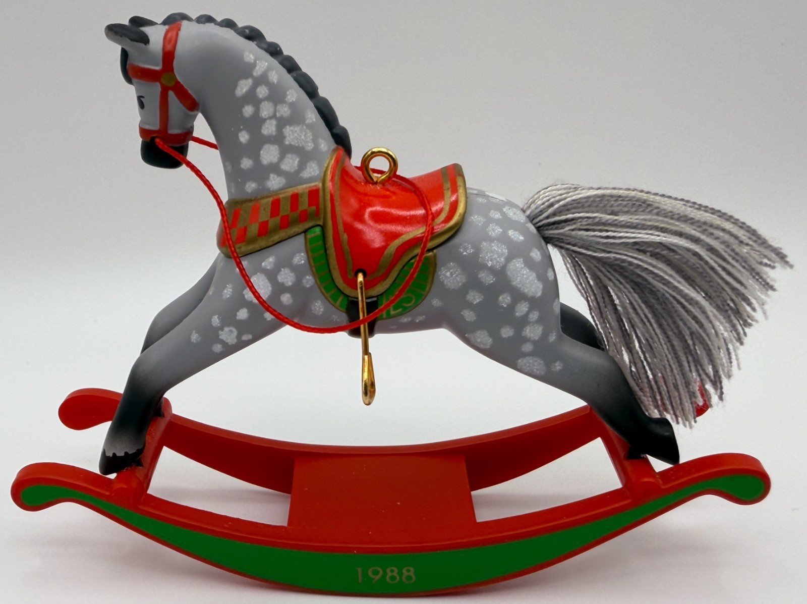 Hallmark Keepsake Rocking Horse 1988 Ornament 8th in Series w/ Box