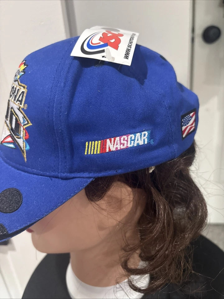 Gorra ajustable Daytona 500 NASCAR Mickey Mouse 2004 para jóvenes o adultos pequeños Foto 2 de 4