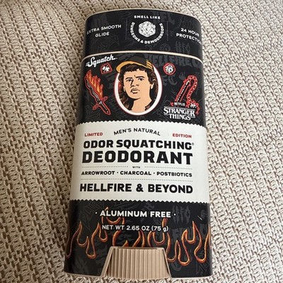 Dr. Squatch x Stranger Things Limited Edition Hellfire & Beyond Deodorant 