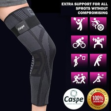 Full Leg Knee Support Compression Sleeve Brace Joint Pain Relief Arthritis Sport