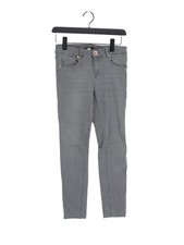 Massimo Dutti Women's Jeans S Grey 100% Other Skinny