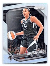 2025 Panini Prizm WNBA #58 Kiah Stokes Silver Prizms