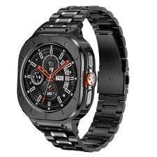 Stainless Steel Bands with Case Compatible with Samsung Galaxy Watch Ultra