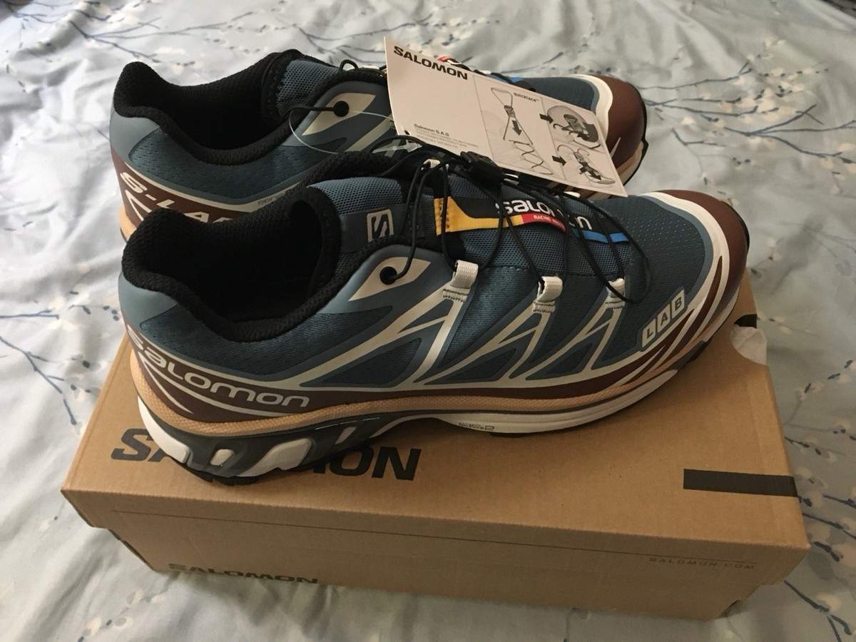 Size 8.5 - Salomon XT-6 Aegean Blue Hazelnut for sale online 