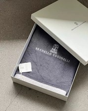 Brunello Cucinelli 2pcs Grey bath towel Set Man Beach Travel Suitcase Bag Shirt