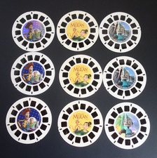 Disney View Master Reels Lot Toy Story Mulan Robots Kids Cartoons 3 sets 9 pcs