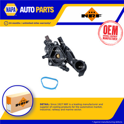 Coolant Thermostat fits CITROEN DS4 THP 1.6 11 to 15 NRF 9808647080 Quality New