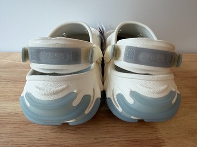 Crocs Echo Icey Ro Clog Bone White Blue Translucent Sole  display picture 2