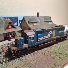 Athearn Ex CONRAIL sd38 weathered locomotive train engine HO  DCC Ready 