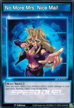 YuGiOh No More Mrs. Nice Mai! SBCB-ENS11 Common Englisch NM 1st