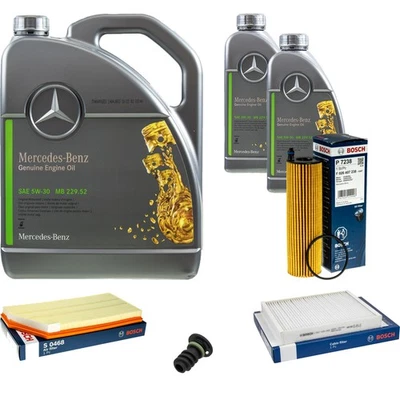 BOSCH Inspektionpaket 7 L Mercedes Öl 5W-30 229.52 für E-Klasse T-Model - Bild 1 von 4