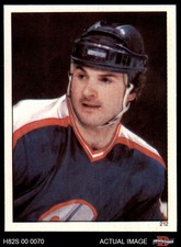 1982 Topps Stickers #212 Lucien DeBlois Jets-Hockey 8 - NM/MT