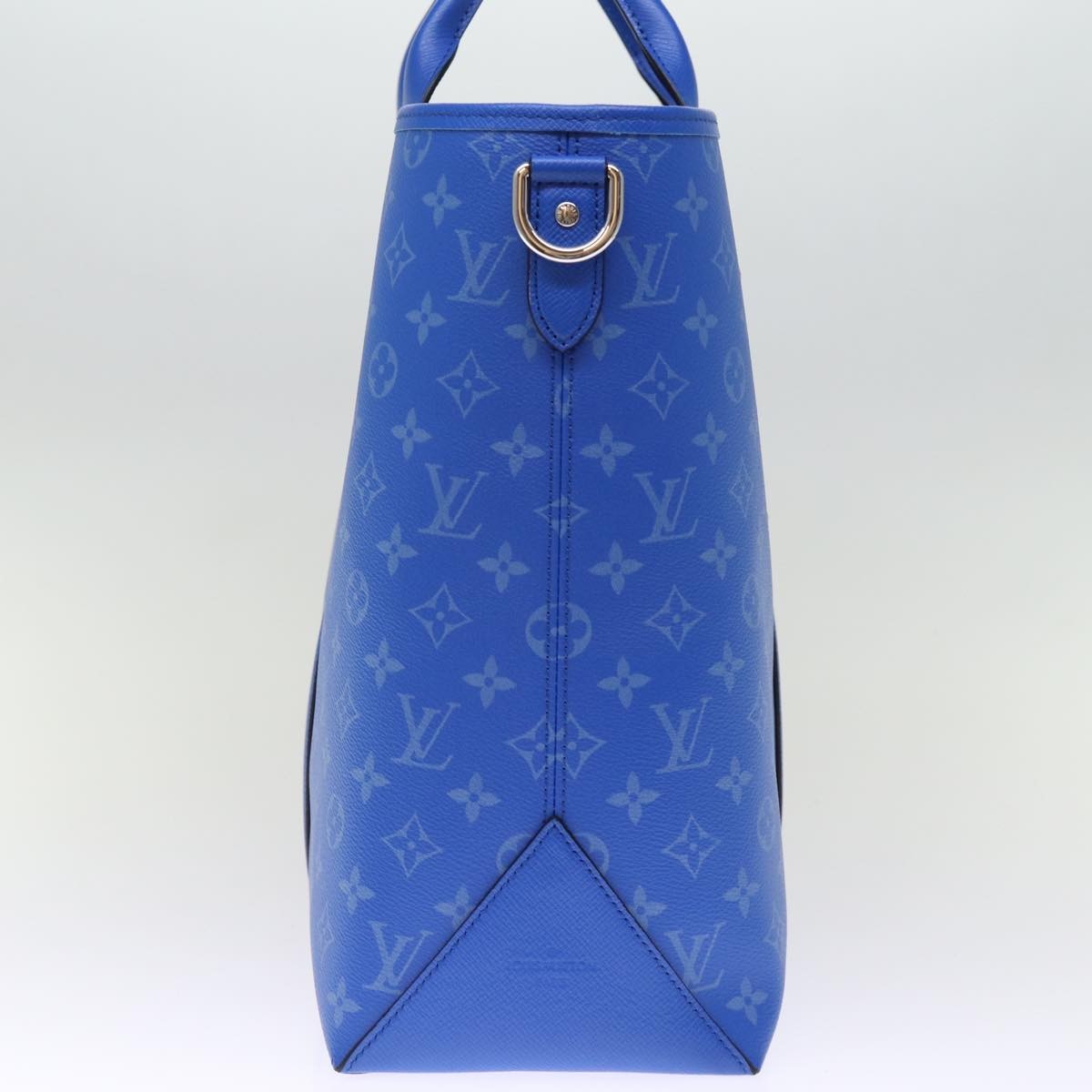 LOUIS VUITTON Taigalama Weekend Tote NM Tote Bag 2way Blue M31010