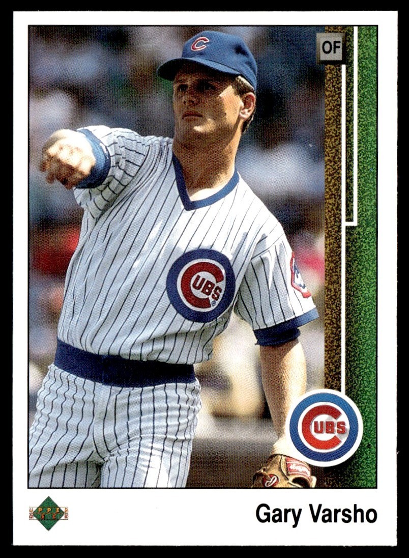1989 Upper Deck Gary Varsho RC Chicago Cubs #321A