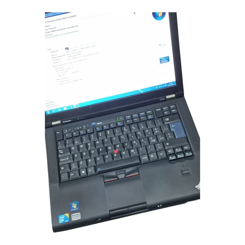 Lenovo thinkpad t410s intel i5 8gb ram ssd 128 pc portatile notebook windows 7 - Immagine 3 di 4