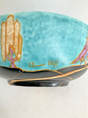 Clarice Cliff Inspiration Bizaare Bowl c.1930 Inspiration Caprice ...