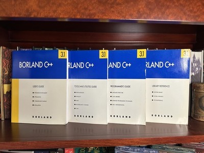 4X Borland C++ 3.0 User Guides Programmer s Library Reference Tools Booklets