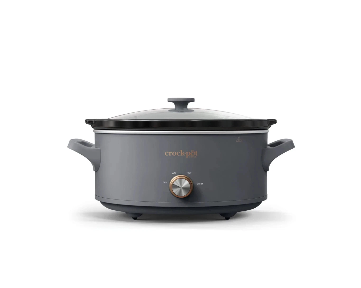 Crock-Pot 7 Qt Manual Slow Cooker Large Capacity 6.6 Liter - Mussel Grey™