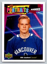 2020-21 Upper Deck UD Portraits #P59 Olli Juolevi (ref 215167)
