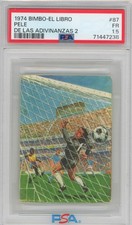 1974 Bimbo El Libro De Las Adivinanzas 2 #87 Pele PSA 1.5
