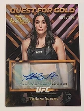 2024 Topps Gold Label UFC - Tatiana Suarez /149 #QGS-TSU #009/149