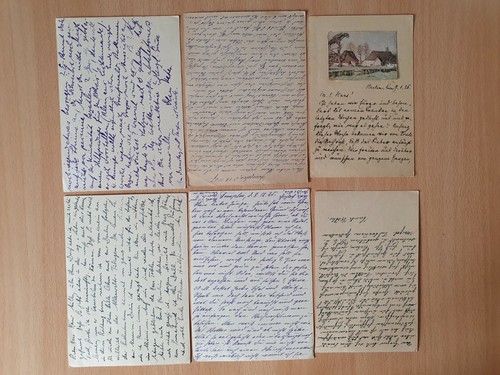 Heimat Beleg 6x DR von und nach Templin Familie Pastor Müller - Picture 2 of 8