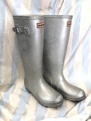Rain Boots - Metallic - Silver Rain Boots - Metallic - Silver