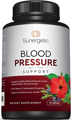 #ad Premium Blood Pressure Support Supplement Supports Heart Health 90 Capsules $16.95