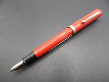 Sheaffer Nononsense Red Calligraphy Fountain Pen - Fine Italic Nib