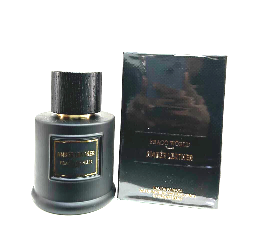 Amber Leather 100ml EDP By Frago World Paris, Perfume Spray Fragrance scent  Edp