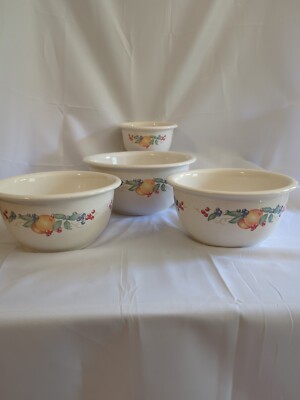 Corelle Coordinates Stoneware Abundance Nesting Mixing Bowls Set Of 4